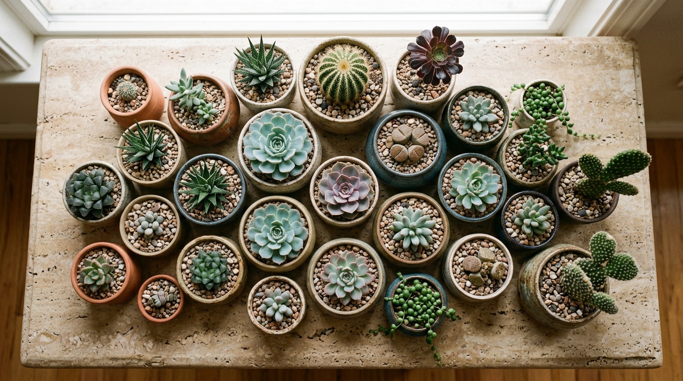 Suculentas e Cactos: Guia Completo para Iniciantes e Colecionadores
